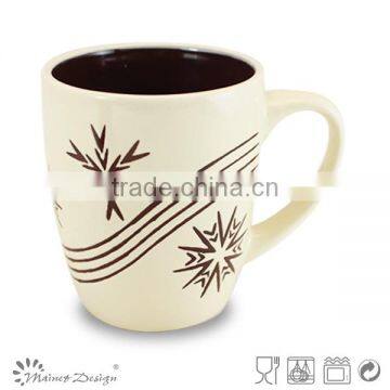 ceramic christmas mug with lovely designs,ceramic mug for 2015 christmas