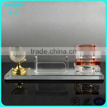 Photo Frame Engraved Crystal Office Pen Holder For Promotional Items photo-2