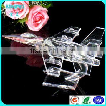 Mini Optical Crystal Aircraft Aeroplane Model For Birthday Souvenir photo-5