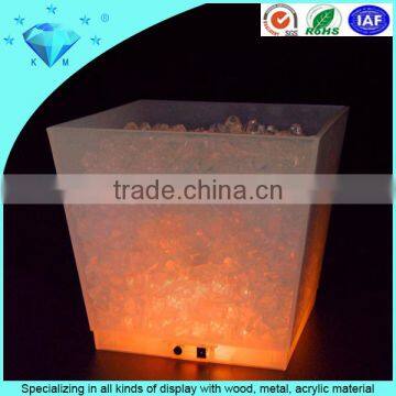 POP Colorful Bar OEM Tabletop PVC Acrylic Ice Bucket Led Ice Bucket photo-3