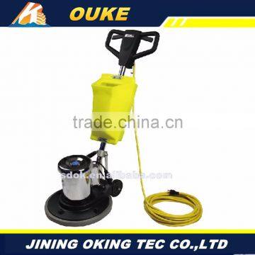 Electric motor hand held floor polishing machine for marble floors