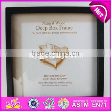 Wholesale Home Decoration Black Wooden Cheap Picture Frames W09A006 photo-5