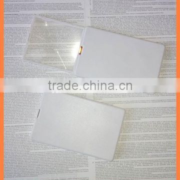 Slide out Card Magnifier with Light