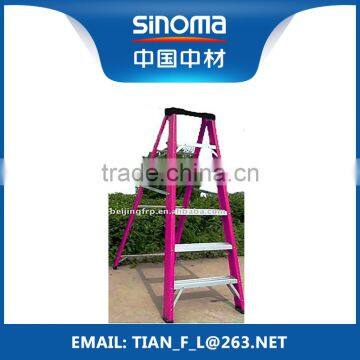 FRP folding insulation ladder/ Corrosion resistant FRP folding step ladder/work platform