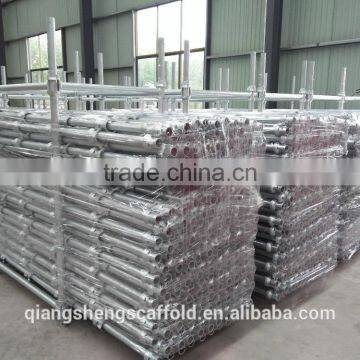 High Grade Steel Hot Dipped Galvanized Quick Erection System Cuplock Scaffolding Mobile Scaffold for Building Construction photo-4