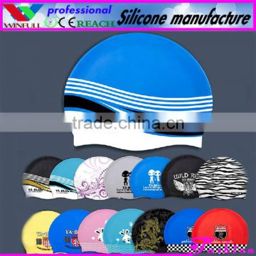 swimming cap silicone/ wholesale,swimming accessories