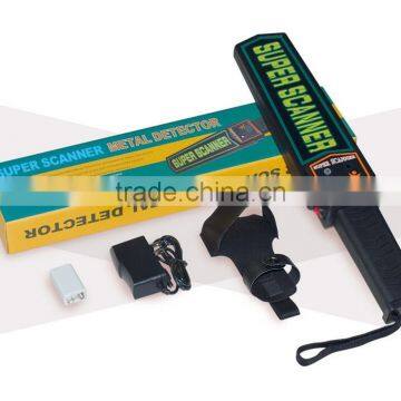 Super Body Scanner Hand Held Metal Detectors / Superwand Handy Detectors With Led Lights photo-2