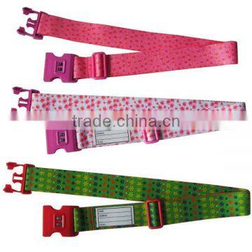 tsa lock luggage belt strap