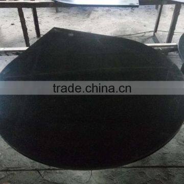 Black Granite Fireplace Hearth photo-5