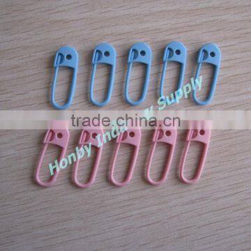 Blue, Pink 30mm Knitting Locking Stitch Plastic Safety Pin