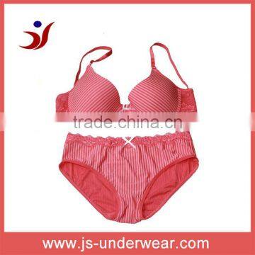 ladies wholesale fashion nylon printed bra underwear for Mexico market