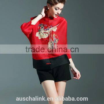Newest Chinese Stylish Popular Sexy Ladies Loose Top Factory Price photo-2