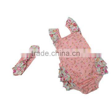 2017 Boutique Baby Clothing Baby Cotton Romper Summer Jumpsuits For Girls photo-5
