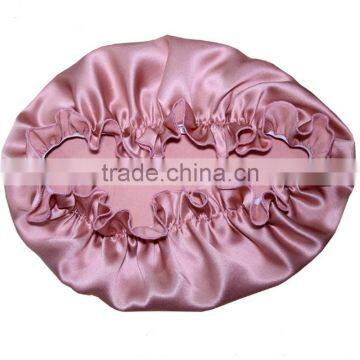 wholesale high quality fashion silk hat bonnet hair care sleep cap 100% pure silk sleep nightcap