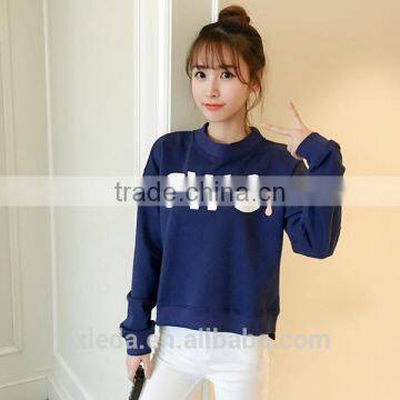 2016new Designs Custom Letters Printed Pullover Whitout Hood photo-4