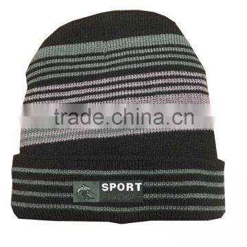 Polar Fleece Beanie Hat Pattern Polyester Beanie Hat Cheap Winter Hat photo-3