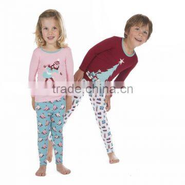 Small MOQ Autumn Print Girls Skating Sleepwear