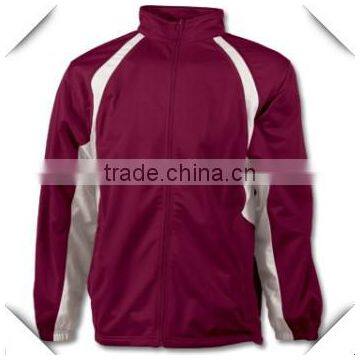 Best quality 100% Polyester performance brushed Hook Jacket with logo Embroidery and Screen Printing