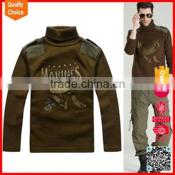 New fashion long sleeves 100% wool us army military uniforms sweater