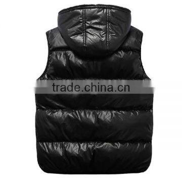 2015 Wholesale Customized Outdoor Men Slim Duck Down Vest photo-2