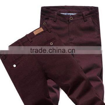 Wholesale Khaki/white/black/beige 100% Cotton Summer Pants for Men Long Pant Man Trousers photo-2