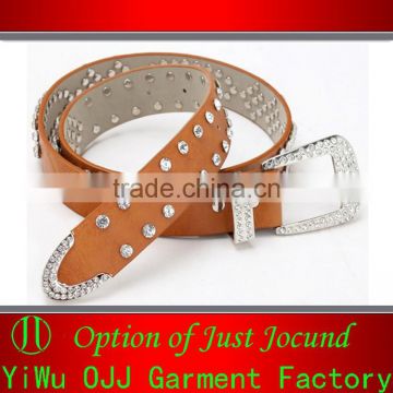 Beaded Belts for Dresses Women Genuine Leather Belt Crystal Bridal Belts