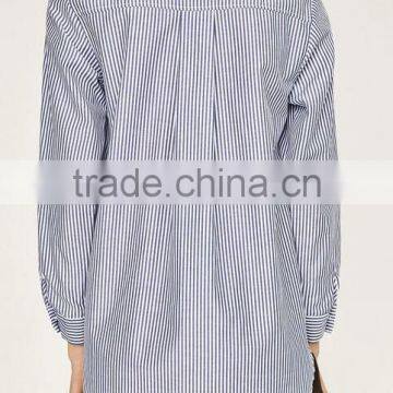 Runwaylover EY2369B 2017 Women Fashion Embroidery Stripe Blouse photo-3