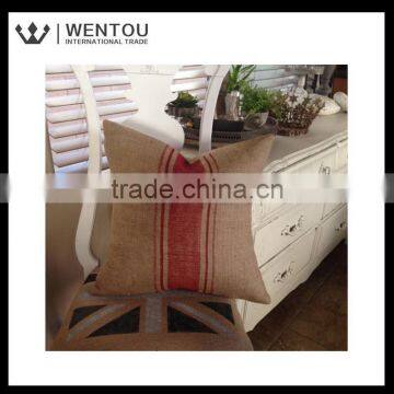 Wholesale Home Decor Burlap Pillow Cover photo-6