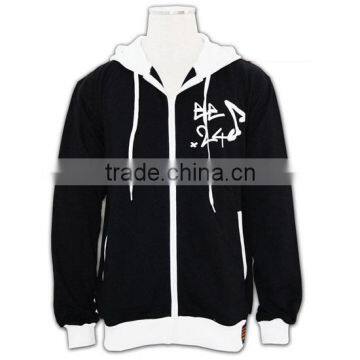 High Quality Lighter Zipper up Dri Fit Breathable Removable Hood Hoodies photo-2