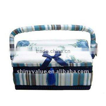 Beautiful Flower Pattern Sewing Basket Manufacturer photo-5