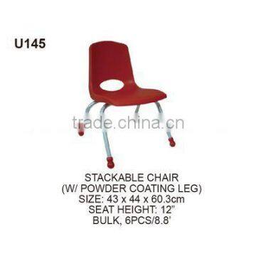 KIDS STACKABLE CHAIR 12" / FUNITURE