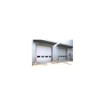 Automatic Rapid Vertical Lifting Industrial Sectional Doors Polyurethane Foam Insulation