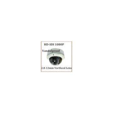 WDR HD SDI 1080P CCTV Dome Camera 2.8-12mm 2.0megapixel lens vandalproof waterproof outdoor security video camera