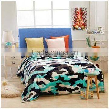 Xinbo Newest Luxury Camouflag Print Flannel Fleece Blanket, Bedding Blanket photo-2