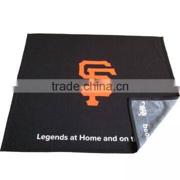 Promotion gift give away blanket printed cotton blanket