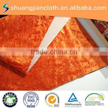 wholesale crush velour fabric bonded with TC