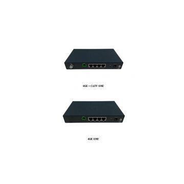 EPON Fiber port 4FE+4GE ONU WITH CATV port