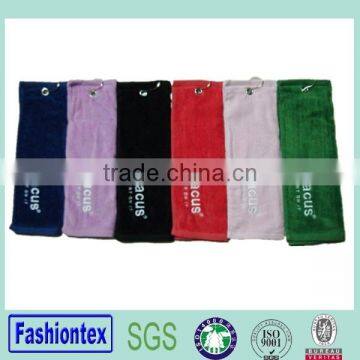 brand name promotion custom sport golf fitness gym towel 100% cotton