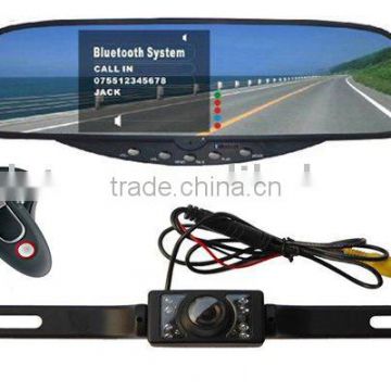 Bluetooth Rearview Mirror Car Bluetooth Handsfree