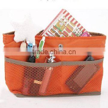 Cheapest Classic Nylon Handbag Organizer Bag in Bag with Inserted 10 Pockets