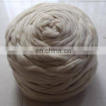 Raw Chinese Wool Top Roving For Spinning