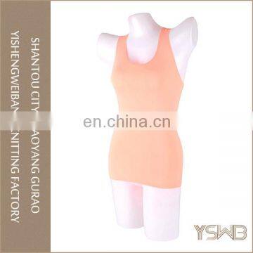 Customized color high quality cotton elastic tight breathable girl camisole