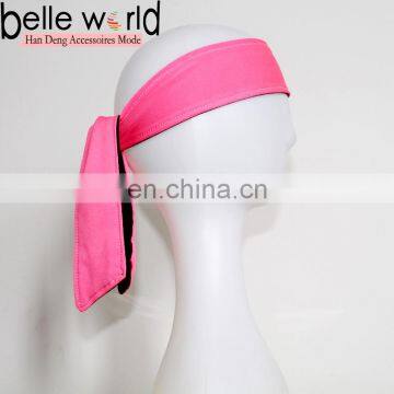 Custom Logo Fabric Moisture Wicking Yoga Motorcycle Headbands for Men