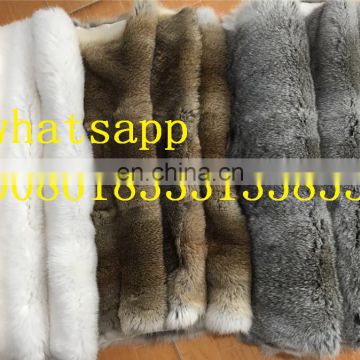 Wholesale Price 100% Real Dye Fur Plate/Raw Rabbit Fur Skin