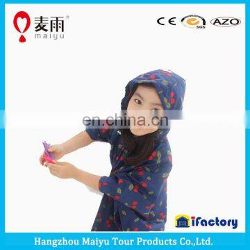 Maiyu 100% Waterproof Kids Raincape Cute With Hood photo-4