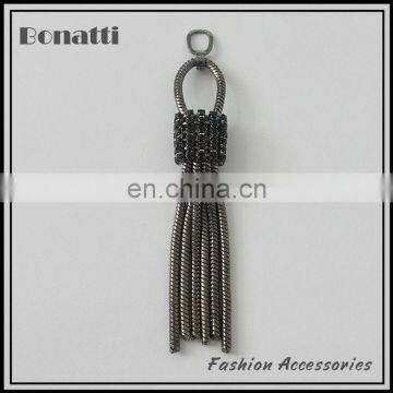 metal pendant charms with crystal