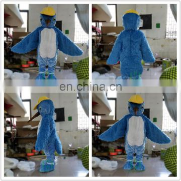 HI CE long fur customzied big bird mascot costume for adult,animal mascot costume in hot sale