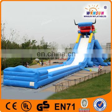 Commercial inflatable slip and slide for adult