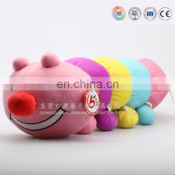 ICTI SEDEX Soft Plush Toy Colorful Insect Caterpillar Soft Toy