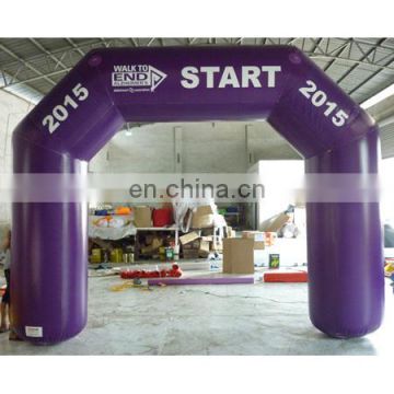 2015 new purple colour digital printing arch/sealed air arch